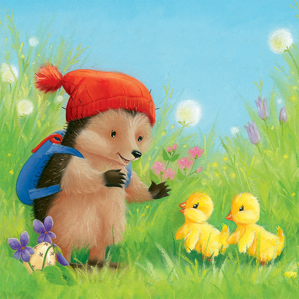 Der kleine Igel und das verlorene Entchen