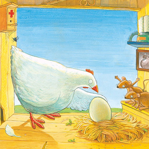 Mama Huhn sucht ihr Ei